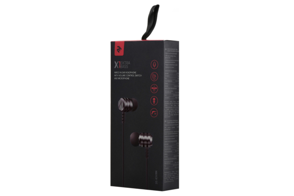Наушники 2E X1 Extra Bass, Black