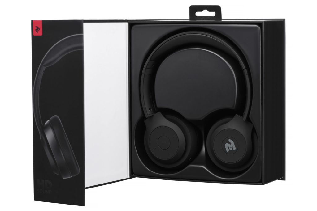Headphones 2E V3 HD Wireless, Black