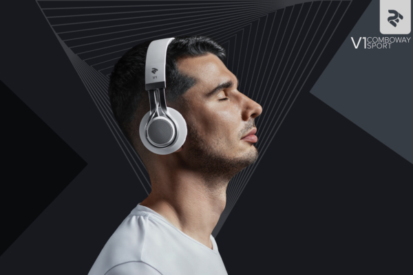 Headphones 2E V1 ComboWay ExtraBass, Black