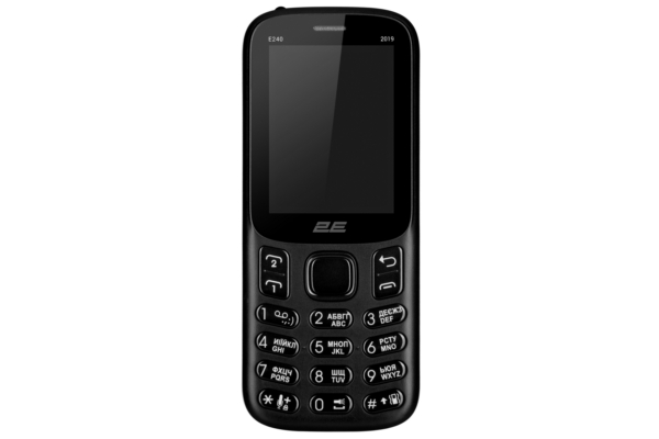 2E Мобільний телефон E240 2019 2SIM Black