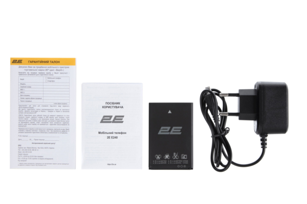 2E Мобільний телефон E240 2019 2SIM Black
