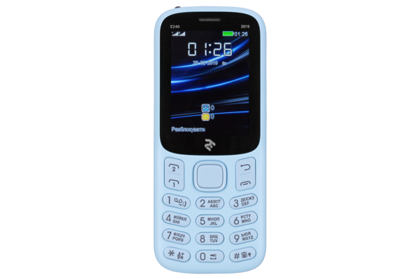Mobile Phone 2E E240 2019 DualSim Blue