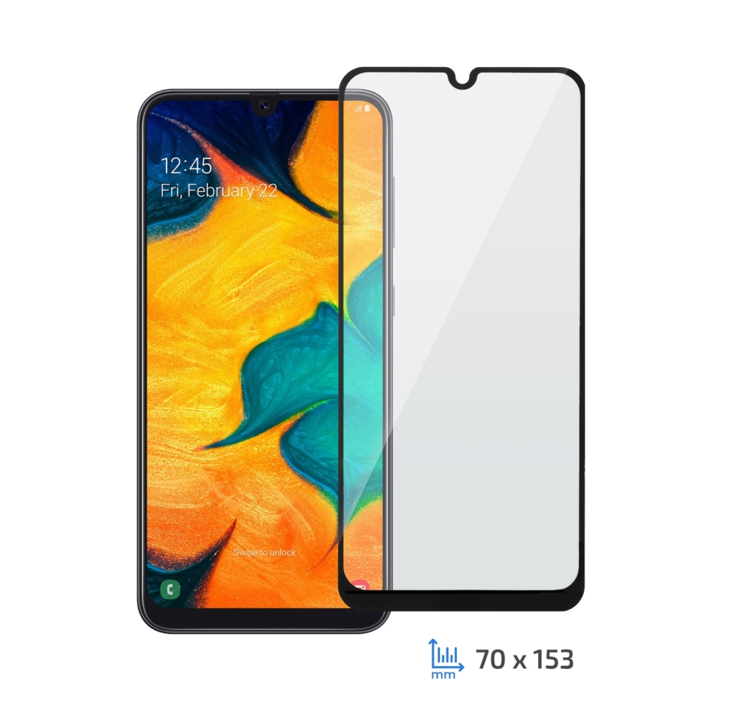 Protective Glass 2E Samsung Galaxy A20/A30/A50/M30, 2.5D FCFG, black