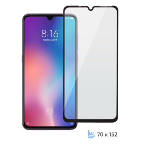 Захисне скло 2E Xiaomi MI 9, 2.5D FCFG, black border