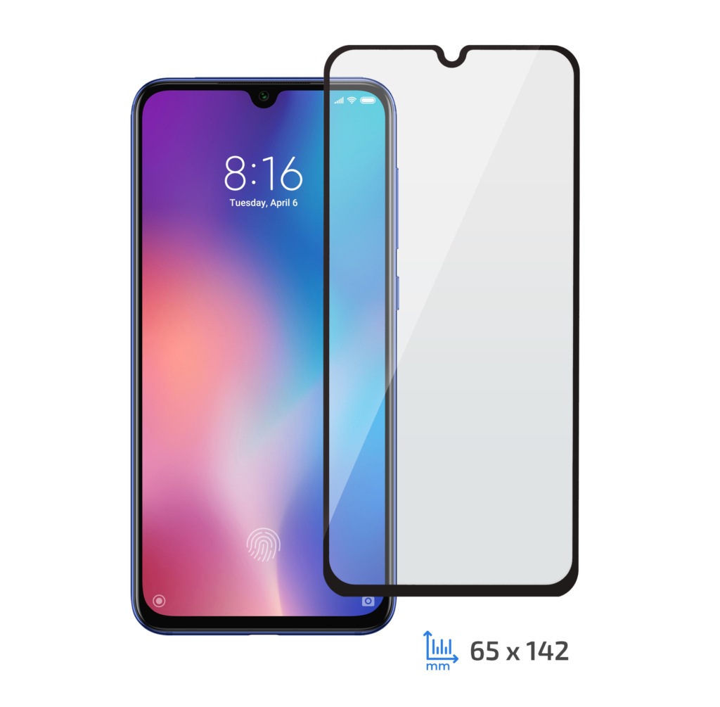 Захисне скло 2E Xiaomi MI 9 SE, 2.5D FCFG, black border