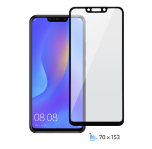 Захисне скло 2E Huawei P Smart+, 3D Black border FG