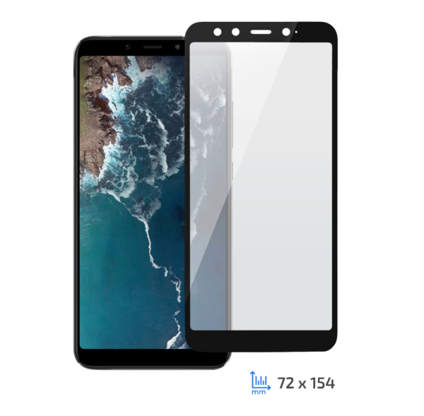 Защитное стекло 2E Xiaomi Mi A2, 3D black border FG