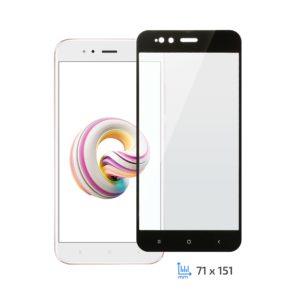 Захисне скло 2E Xiaomi Mi A1, 2.5D black border FG