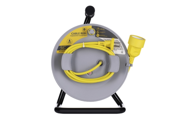 Extension Cord Reel 2E with 1 Plug, ІР20, 2GX1.0mm, 20 m