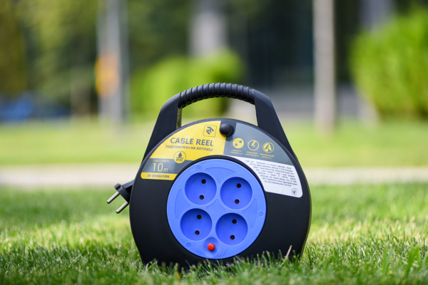 Extension Cord Reel 2E with 4 Plugs, manual, Р20, 2Gх1.5mm, 10 m