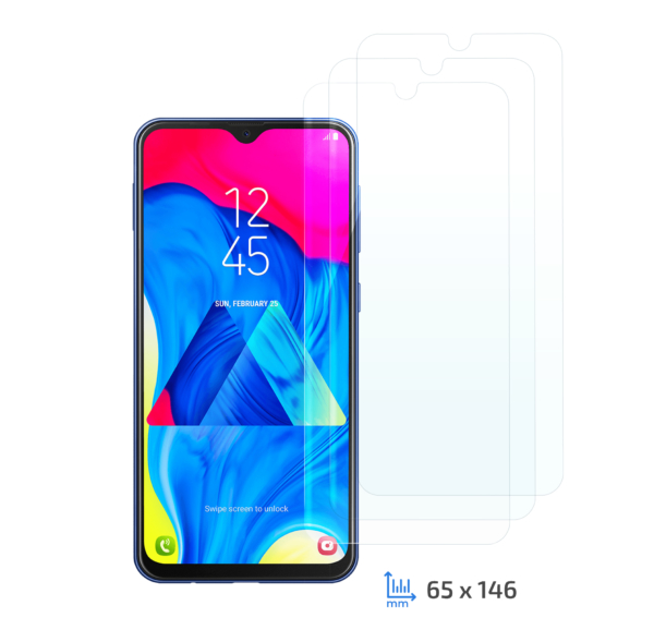 Комплект 3 в 1 Защитное стекло 2E Samsung Galaxy A10/M10/M20, 2.5D Clear