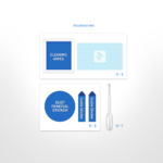 Комплект 3 в 1 Защитное стекло 2E Samsung Galaxy A30/A50, 2.5D Clear