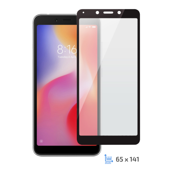 Защитное стекло 2E Xiaomi Redmi 6/6A, 2.5D black border FG