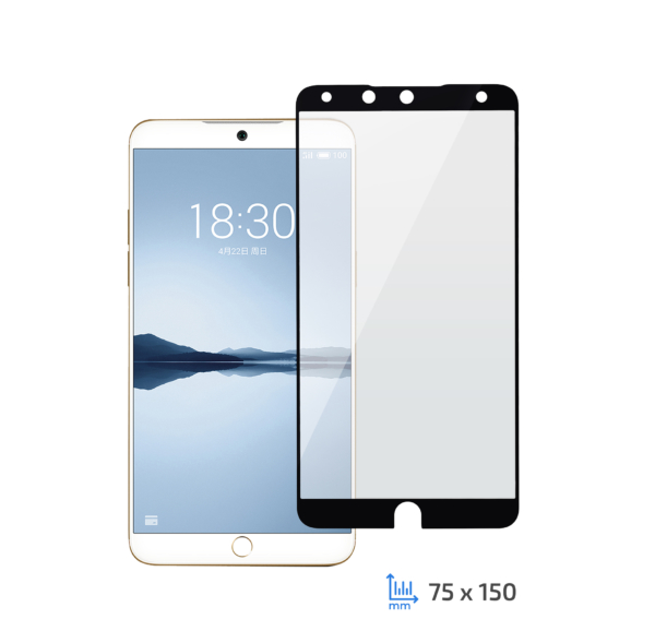 Защитное стекло 2E Meizu 15 Plus, 2.5D black border EG