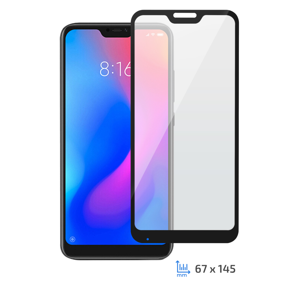 Захисне скло 2E Xiaomi Mi A2 Lite/ Redmi 6 Pro, 3D black border FG