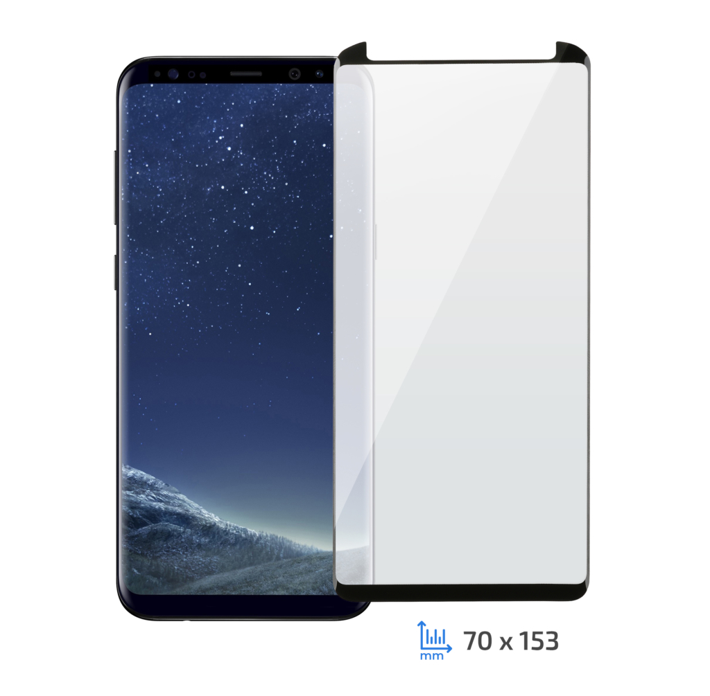 Захисне скло 2E Samsung Galaxy S8+, 3D black border EG