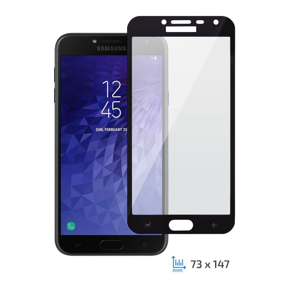 Защитное стекло 2E Samsung Galaxy J4 2018, 2.5D black border FG