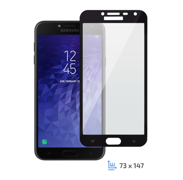 Защитное стекло 2E Samsung Galaxy J4 2018, 2.5D black border FG