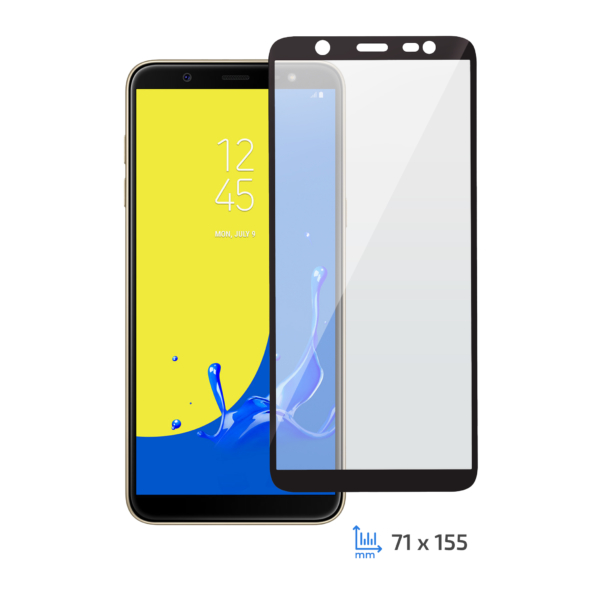 Защитное стекло 2E Samsung Galaxy J8 2018, 2.5D black border EG