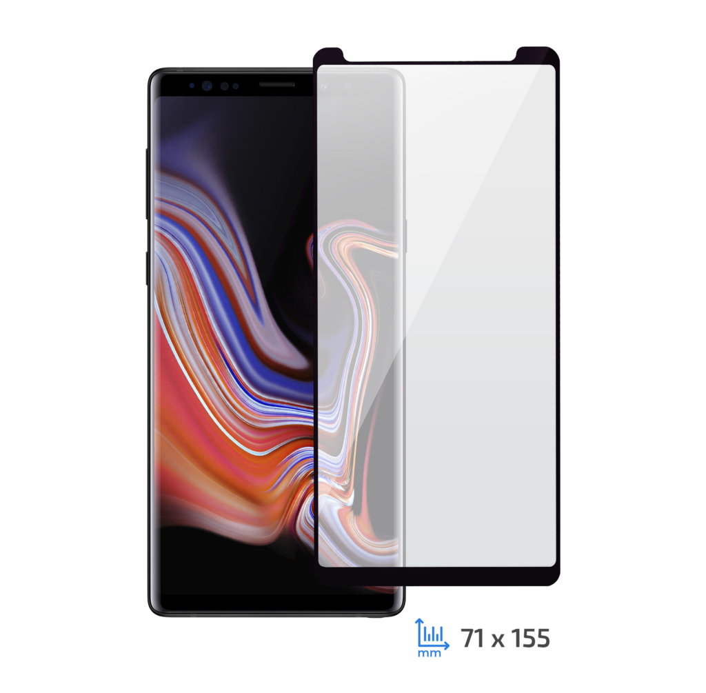 Захисне скло 2E Samsung Galaxy Note 9, 3D black border FG