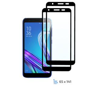 Комплект 2 в 1 Захисне скло 2E Basic для Asus ZenFone Live (L1) ZA550KL, FCFG, Black