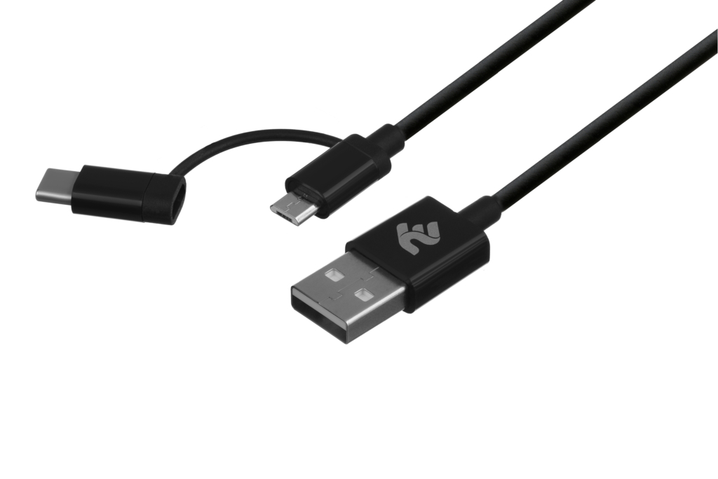 2E Cable USB to Micro+Type C