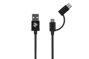 2E Cable USB to Micro+Type C