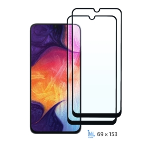 Комплект 2 в 1 Захисне скло 2E Basic для Samsung Galaxy A20/A30/A50/M30, FCFG, Black