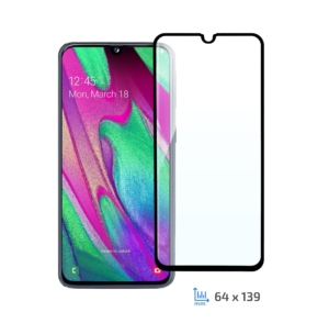 Захисне скло 2E Basic для Samsung Galaxy A40, 3D FG, Black