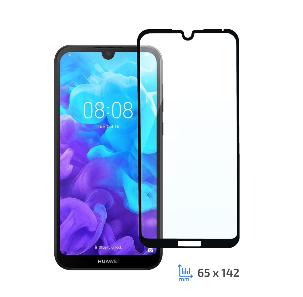 Захисне скло 2E Basic для Huawei Y5 2019/Honor 8S, 3D FG, Black