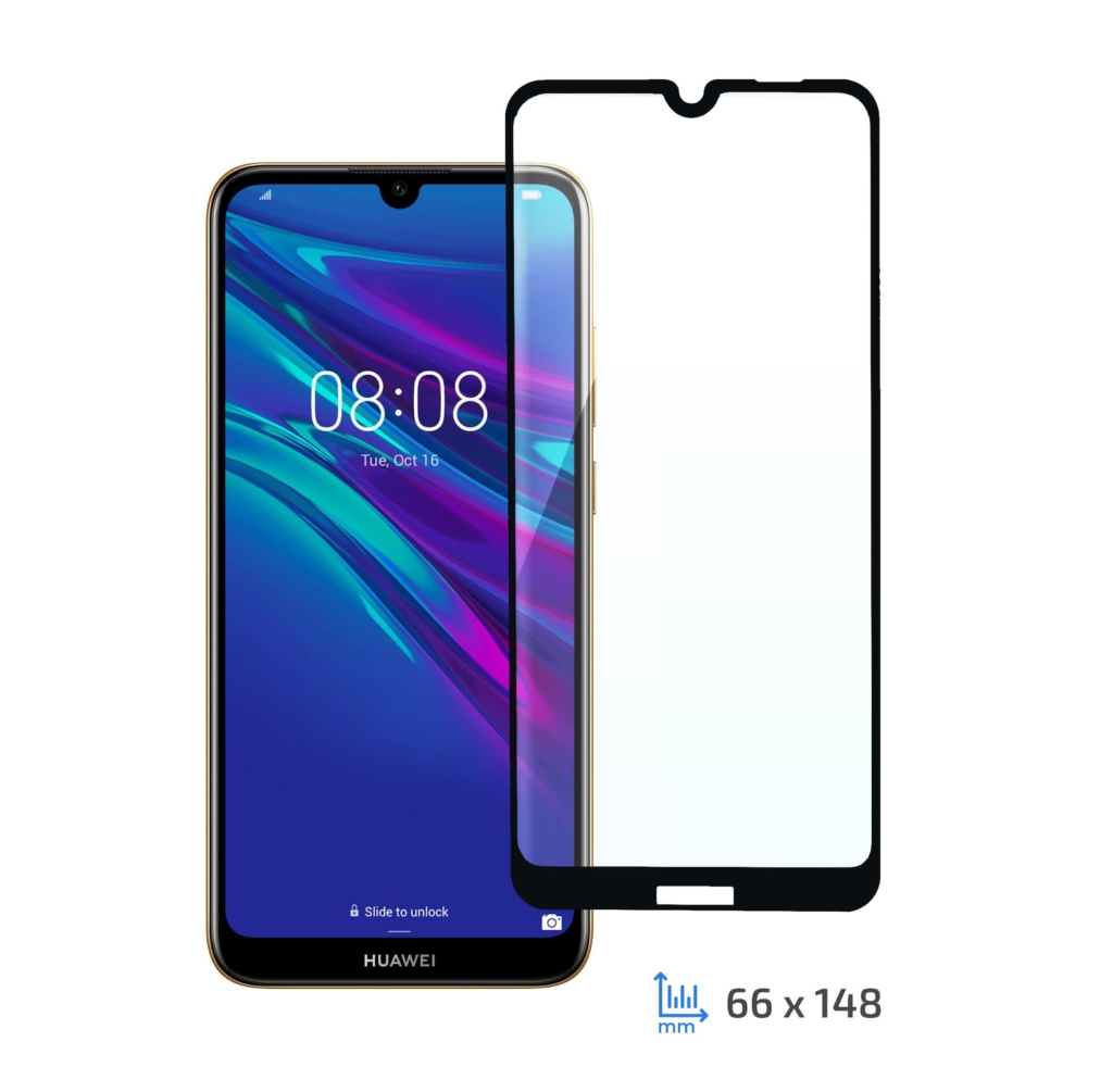 Protective Glass 2E Basic for Huawei Y6 Pro 2019/Y6 2019/Honor Play 8A, 3D FG, Black