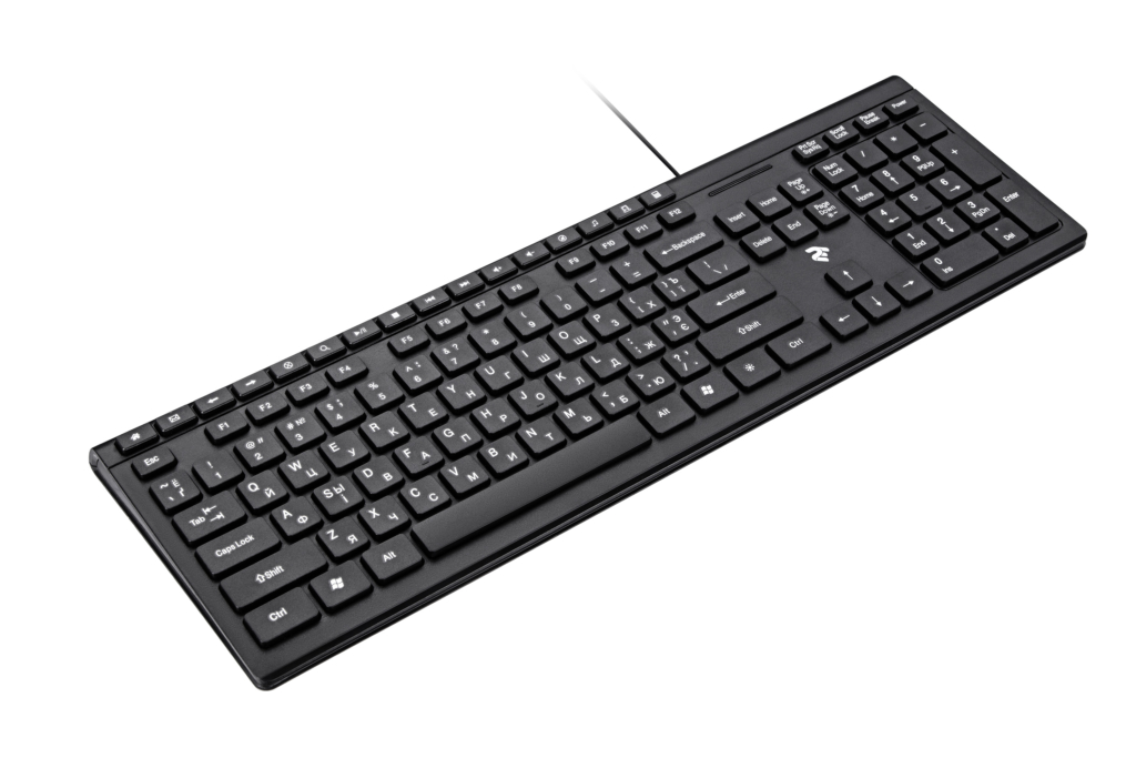 Клавиатура 2E KM1020 Slim Black