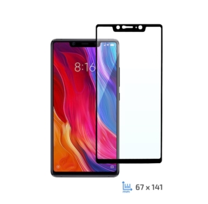 Protective Glass 2E Basic for Xiaomi Mi 8 SE, 3D FG, Black