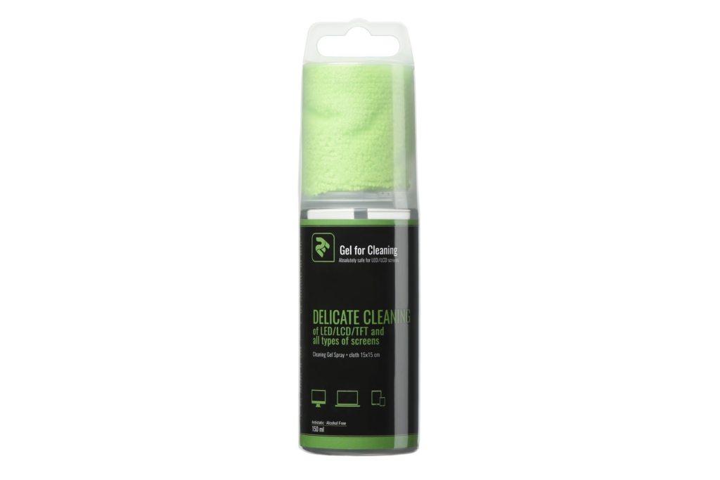 2E cleaning kit — 150 ml gel and 15×15 cm cloth