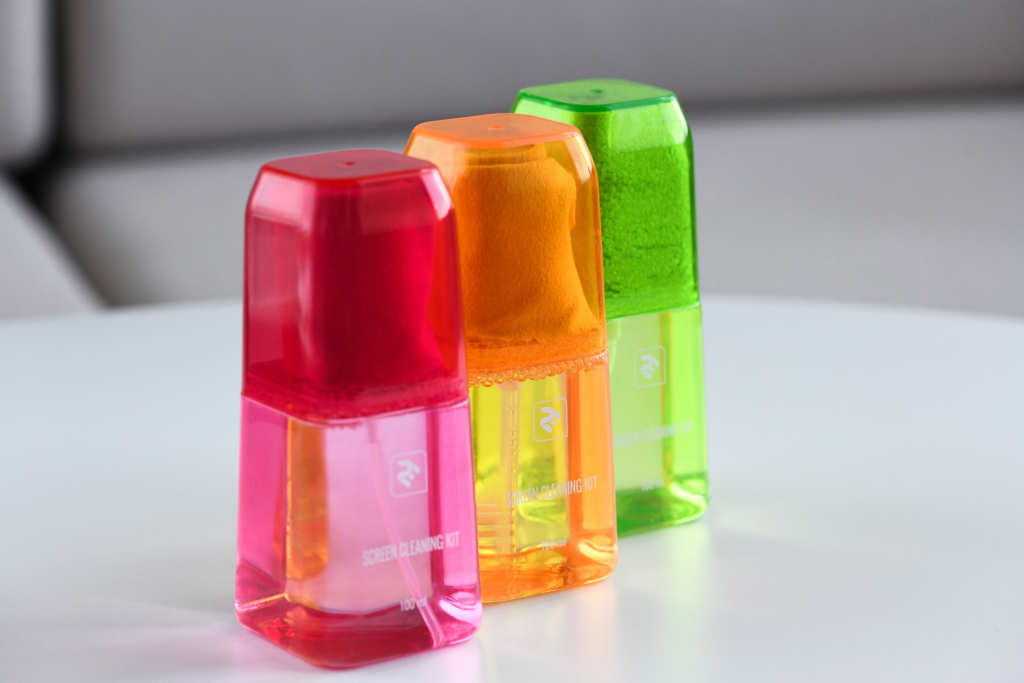 2E Набір для чищення LUX CLEAN 100ml Liquid for LED/LCD + серветка[2E-SKTR100LGR]