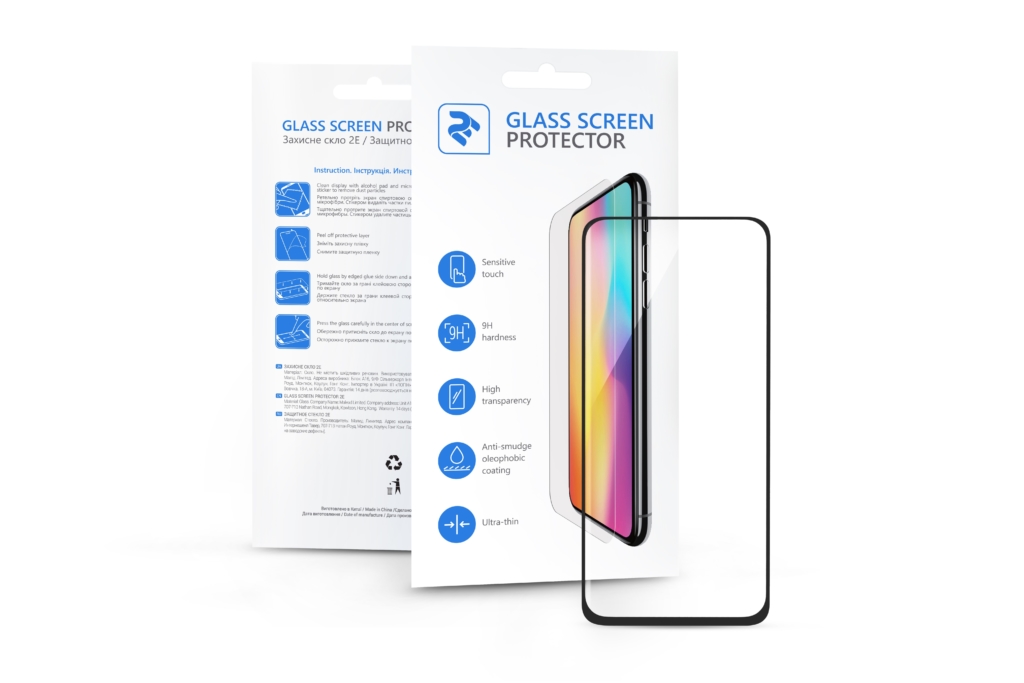 Захисне скло 2E Basic для Samsung Galaxy A80/A90, 3D FG, Black