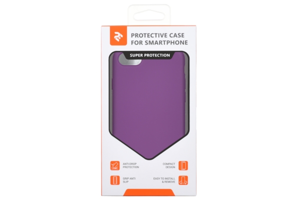Чехол 2Е для Apple iPhone 7/8, Liquid Silicone, Purple