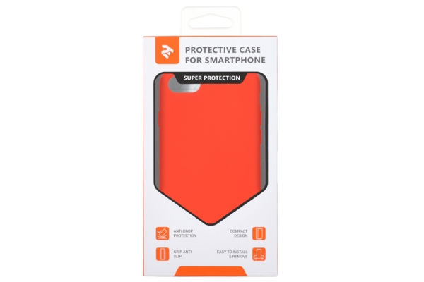 2Е Case for Apple iPhone 7/8, Liquid Silicone, Red