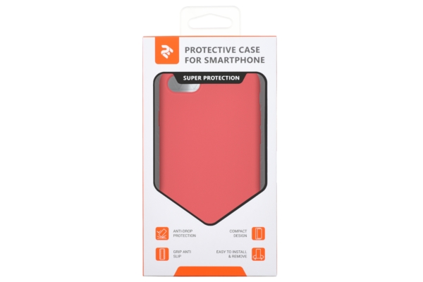 2Е Case for Apple iPhone 7/8, Liquid Silicone, Rose Red
