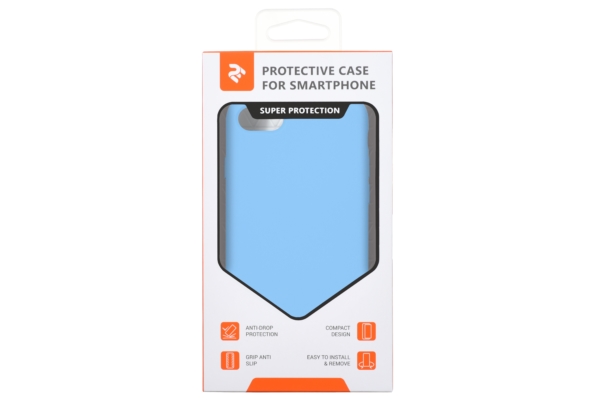 Чехол 2Е для Apple iPhone 7/8, Liquid Silicone, Skyblue