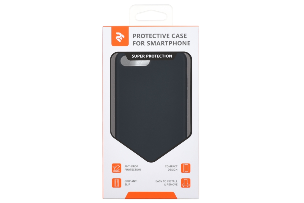 2Е Case for Apple iPhone 7/8 Plus, Liquid Silicone, Carbon Grey