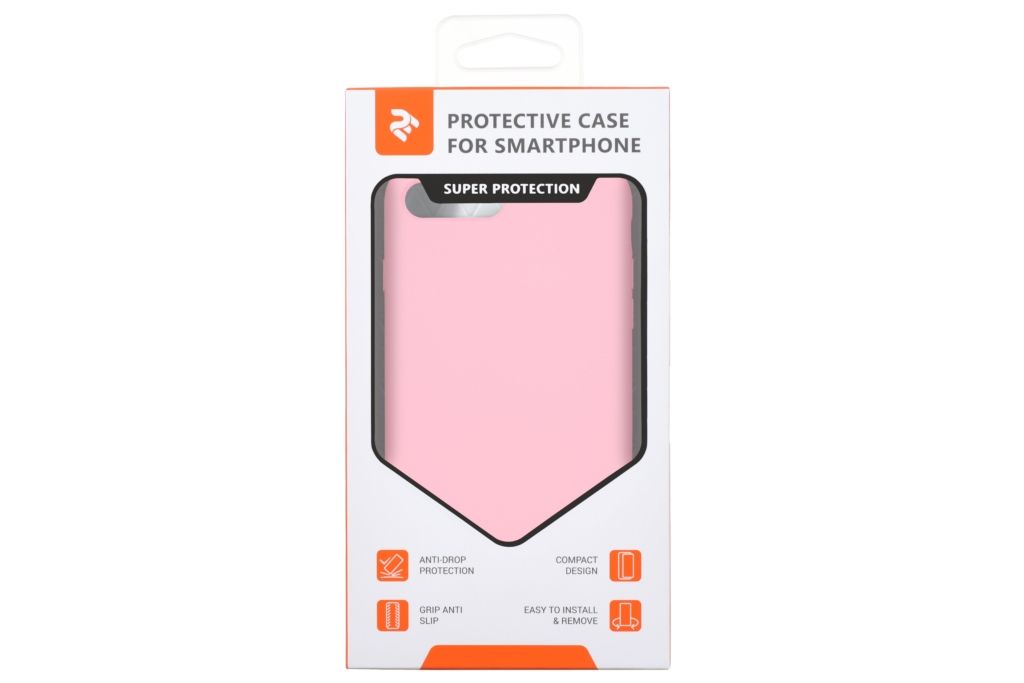 2Е Case for Apple iPhone 7/8 Plus, Liquid Silicone, Rose Pink