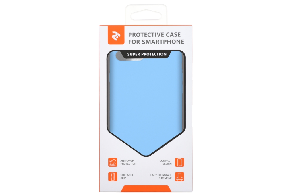 Чехол 2Е для Apple iPhone 7/8 Plus, Liquid Silicone, Skyblue
