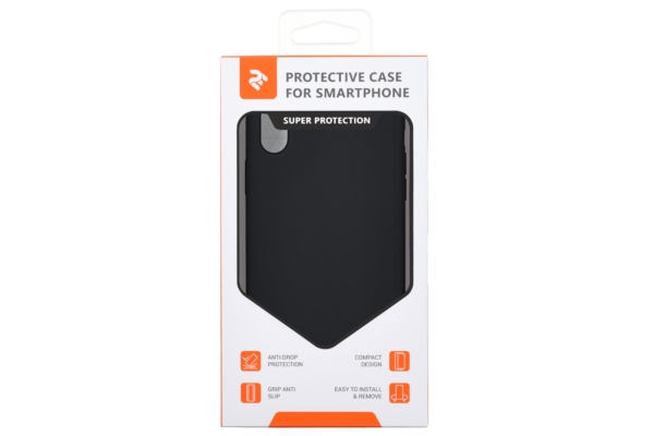 2Е Case for Apple iPhone XR, Liquid Silicone, Black