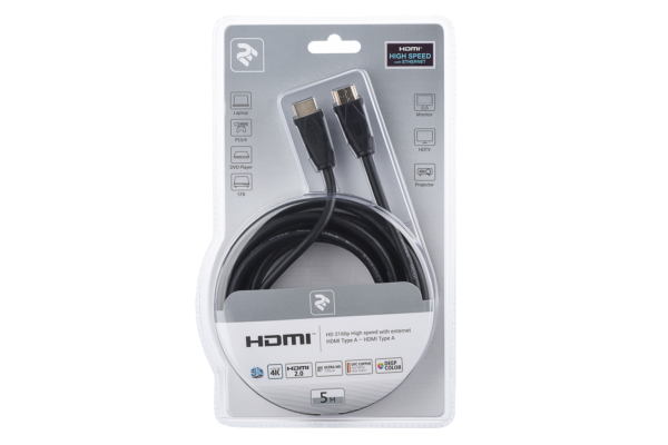 Кабель 2Е HDMI to HDMI, (AM/AM), 5 м
