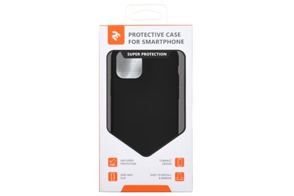 2Е Case for Apple iPhone 11, Liquid Silicone, Black