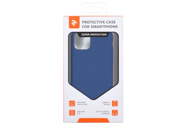 Чехол 2Е для Apple iPhone 11 Pro Max, Liquid Silicone, Navy