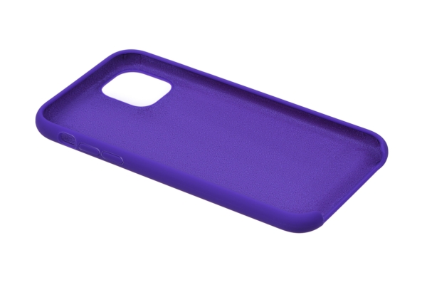 2Е Case for Apple iPhone 11 Pro, Liquid Silicone, Dark Purple