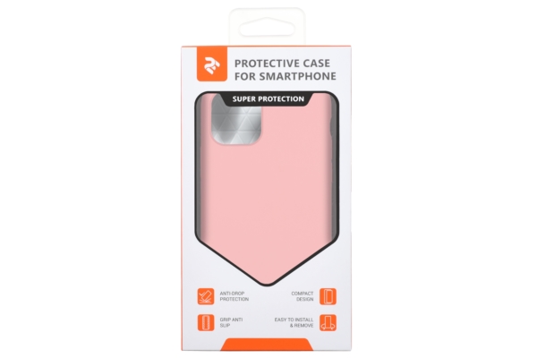 2Е Case for Apple iPhone 11 Pro, Liquid Silicone, Pink