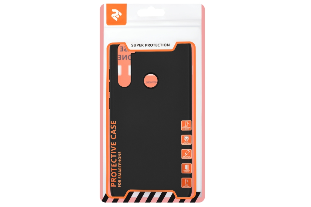2Е Basic Case for Xiaomi Redmi Note 8, Soft feeling, Black
